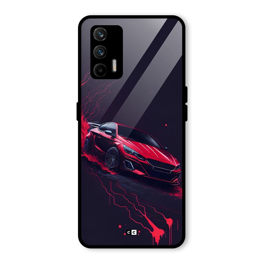 Stunning Car Glass Back Case for Realme GT 5G