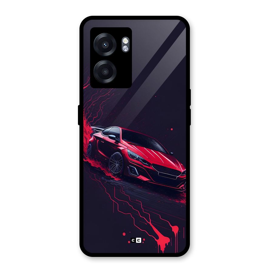Stunning Car Glass Back Case for Realme Narzo 50 5G