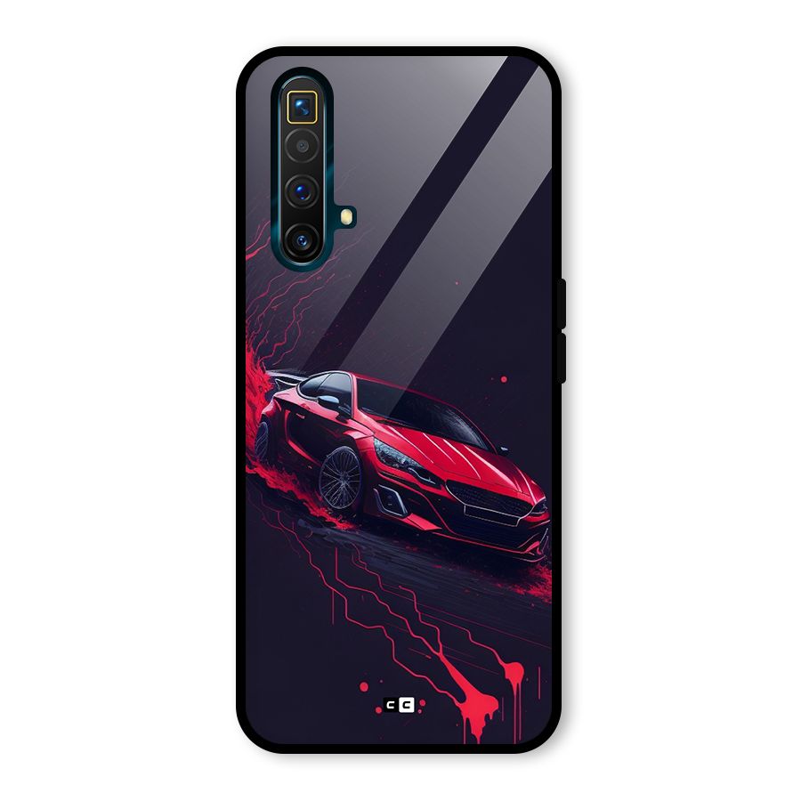 Stunning Car Glass Back Case for Realme X3 SuperZoom