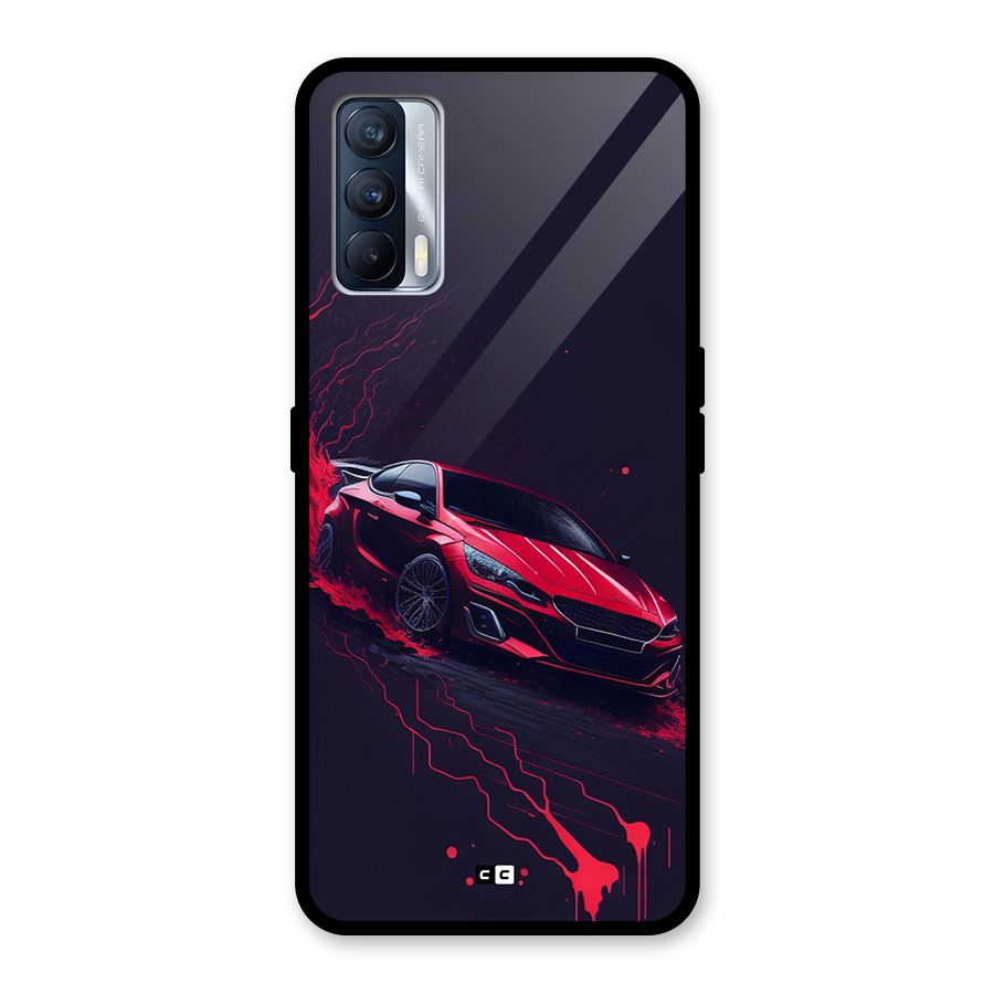 Stunning Car Glass Back Case for Realme X7