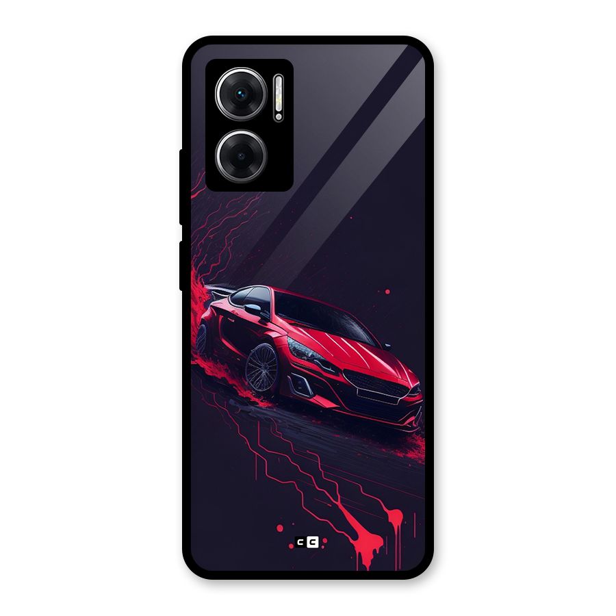 Stunning Car Glass Back Case for Redmi 11 Prime 5G