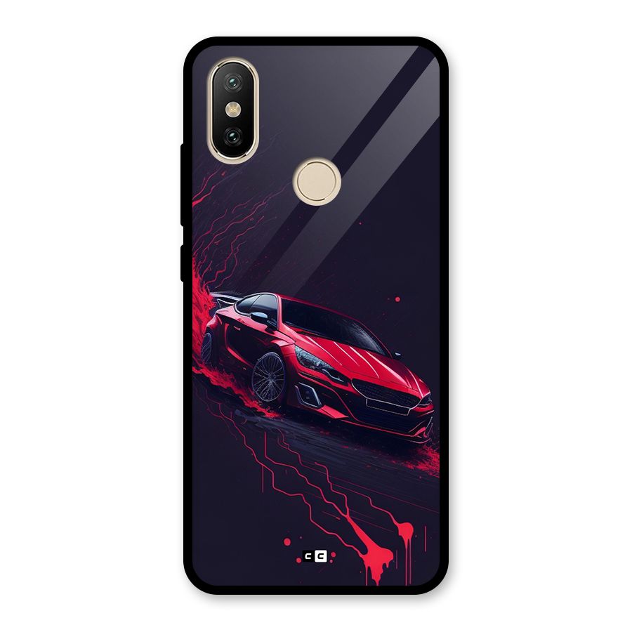 Stunning Car Glass Back Case for Redmi A2