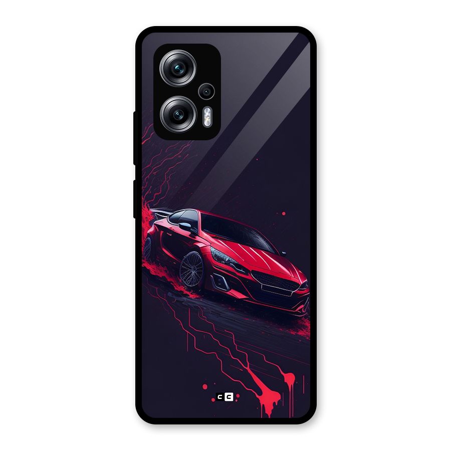 Stunning Car Glass Back Case for Redmi K50i