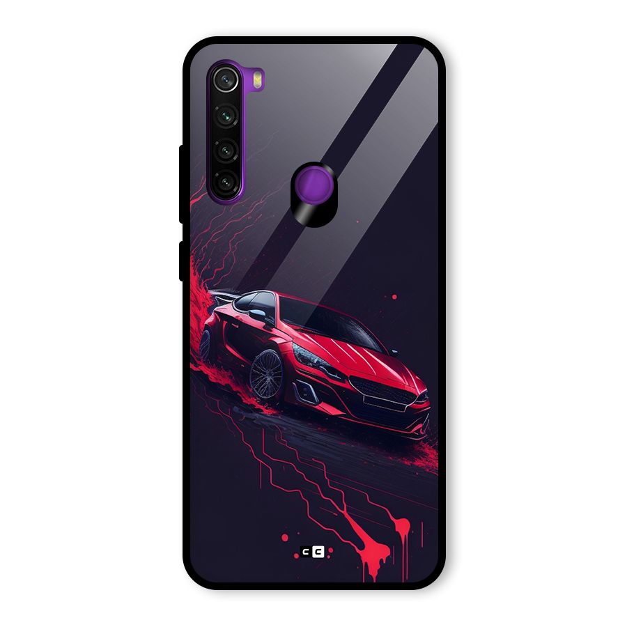 Stunning Car Glass Back Case for Redmi Note 8