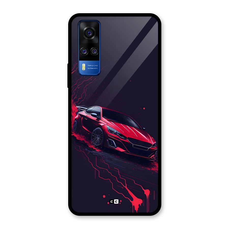 Stunning Car Glass Back Case for Vivo Y31