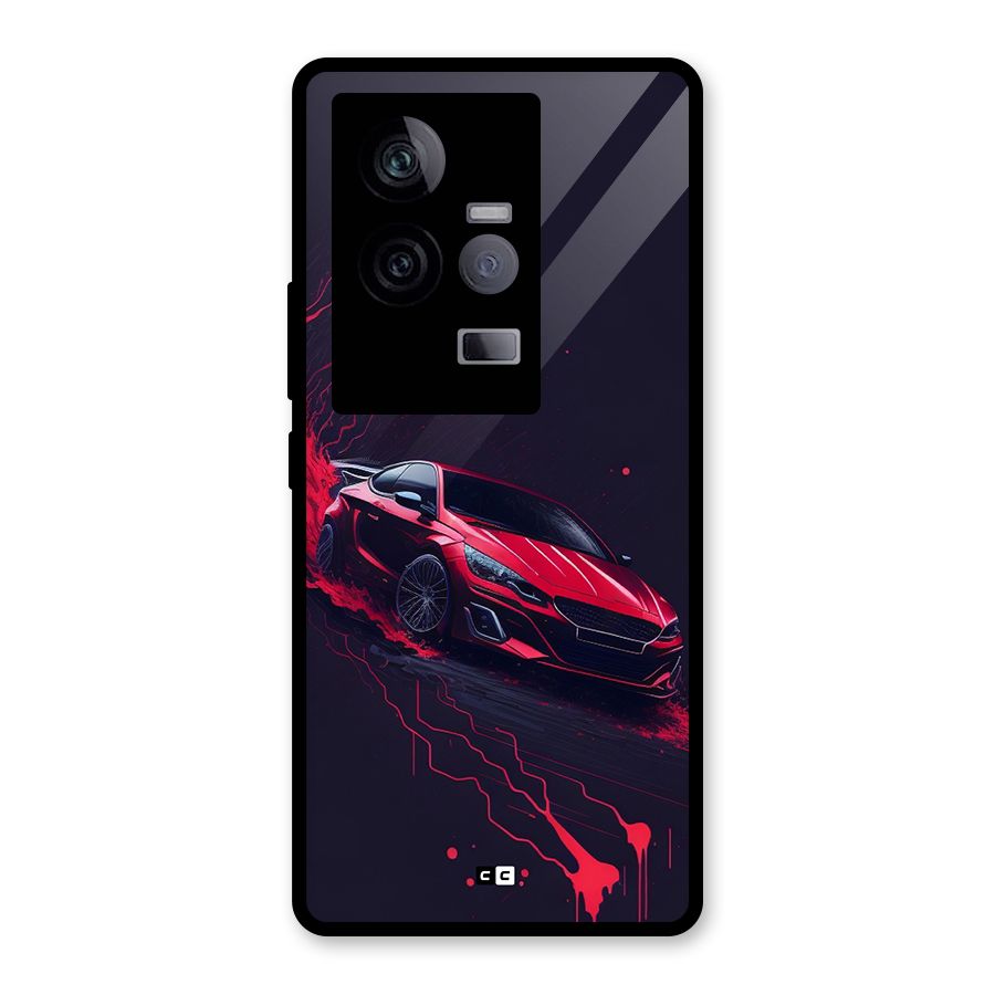 Stunning Car Glass Back Case for Vivo iQOO 11 5G