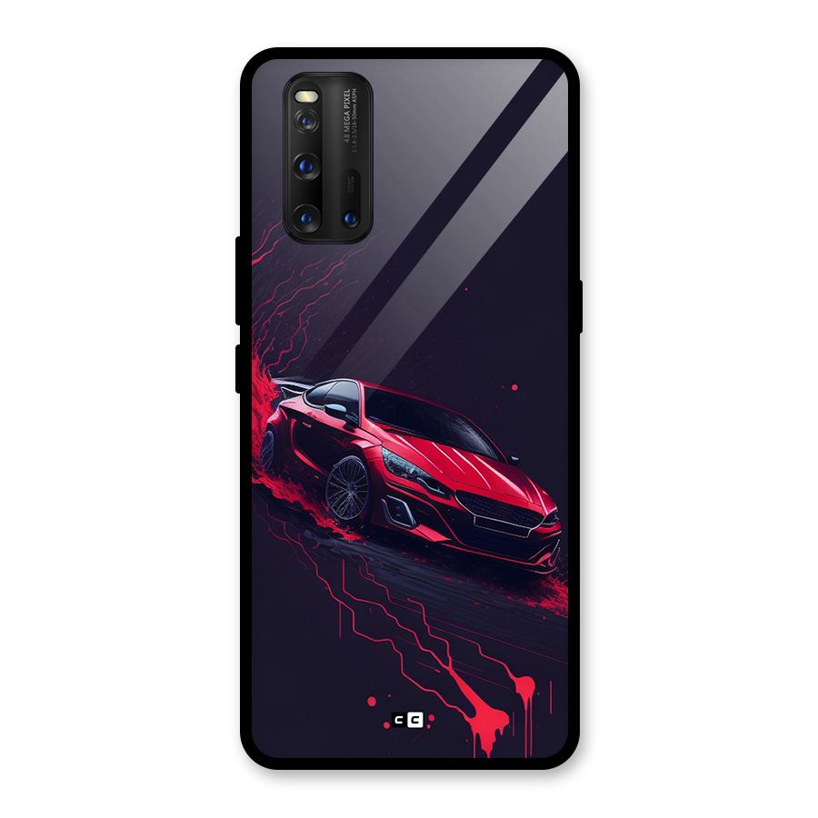 Stunning Car Glass Back Case for Vivo iQOO 3