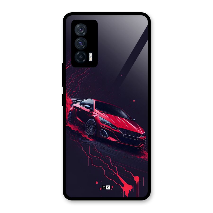 Stunning Car Glass Back Case for Vivo iQOO 7 5G