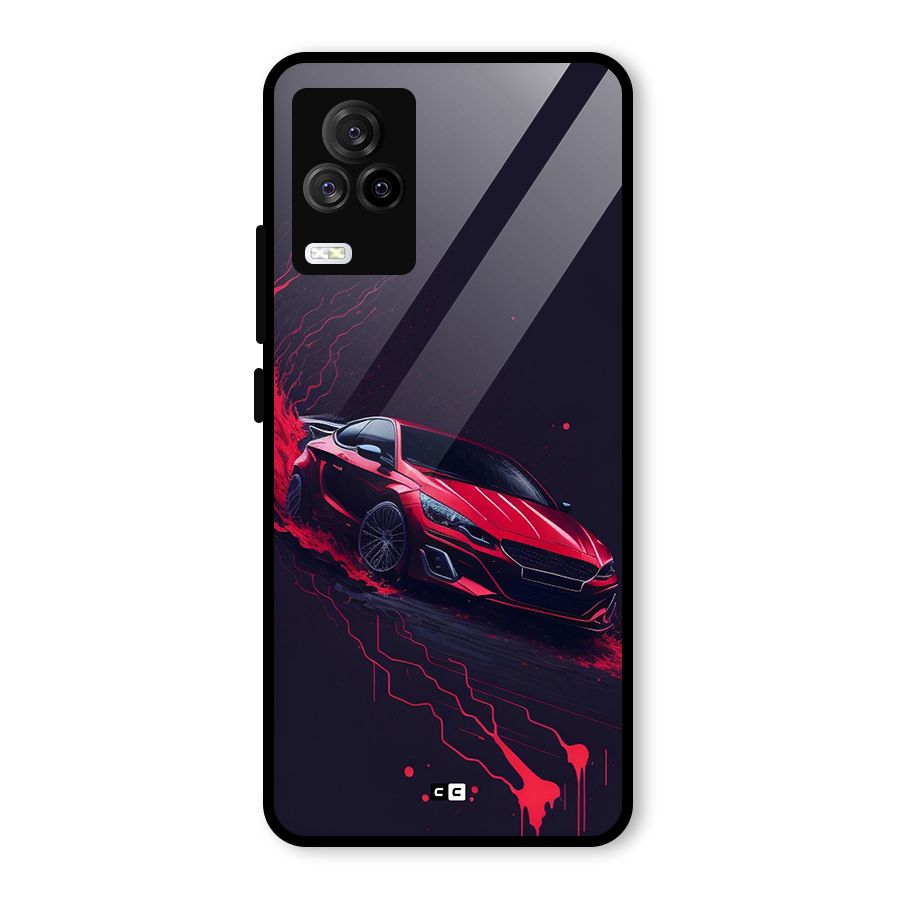 Stunning Car Glass Back Case for Vivo iQOO 7 Legend 5G