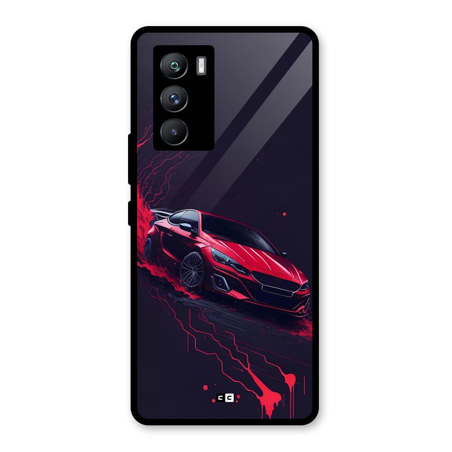Stunning Car Glass Back Case for Vivo iQOO 9 SE