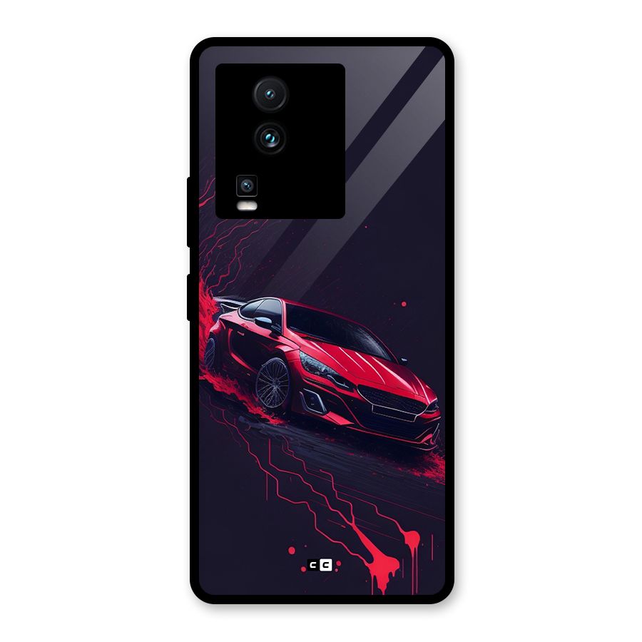 Stunning Car Glass Back Case for Vivo iQOO Neo 7 Pro
