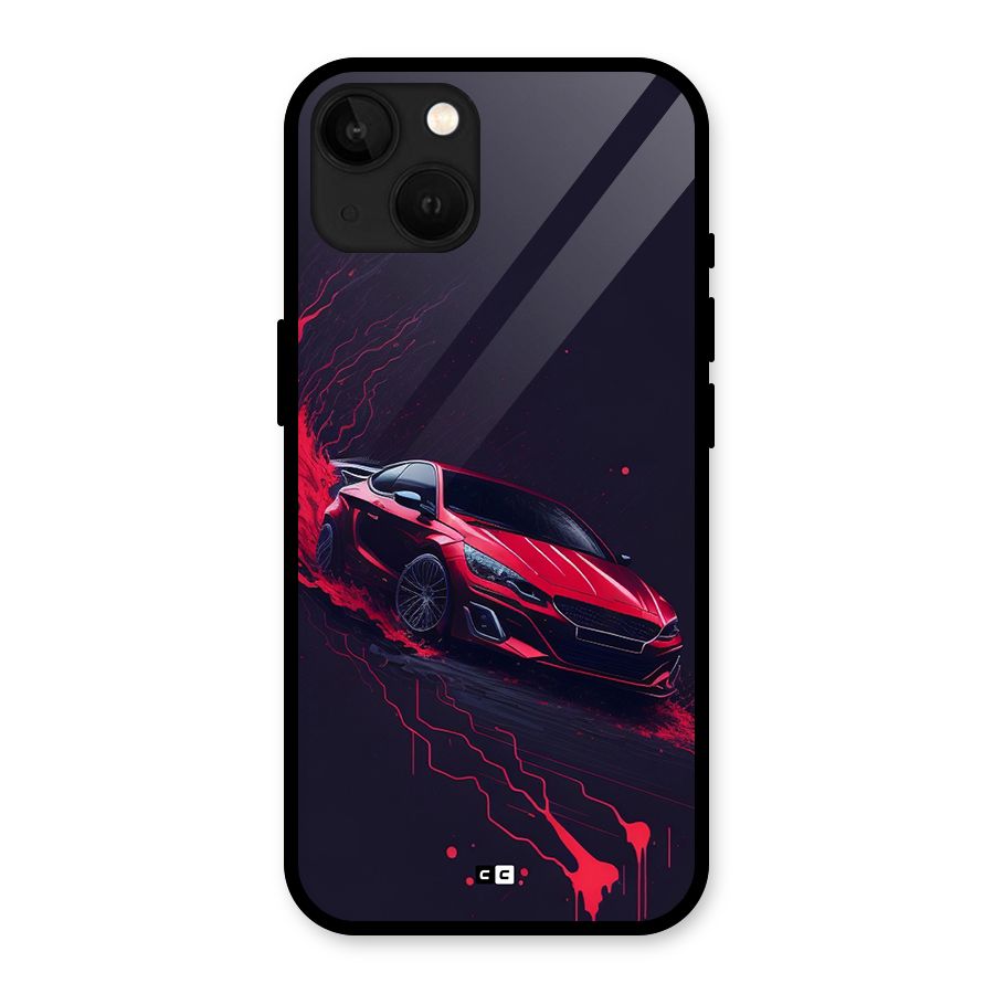 Stunning Car Glass Back Case for iPhone 13