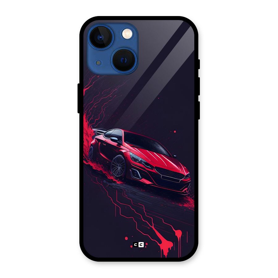 Stunning Car Glass Back Case for iPhone 13 Mini