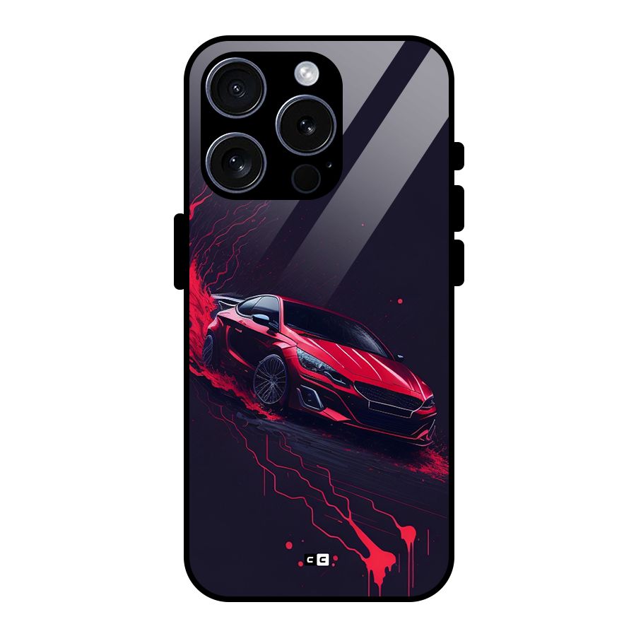 Stunning Car Glass Back Case for iPhone 15 Pro