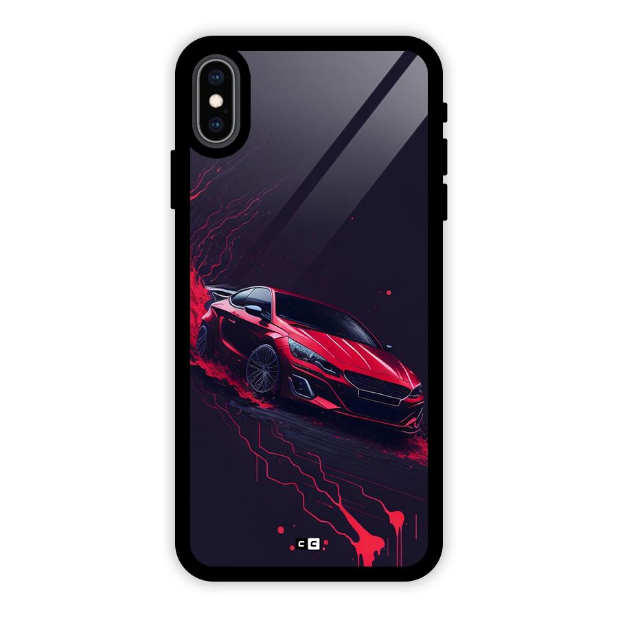 Stunning Car Glass Back Case for iPhone XS Max