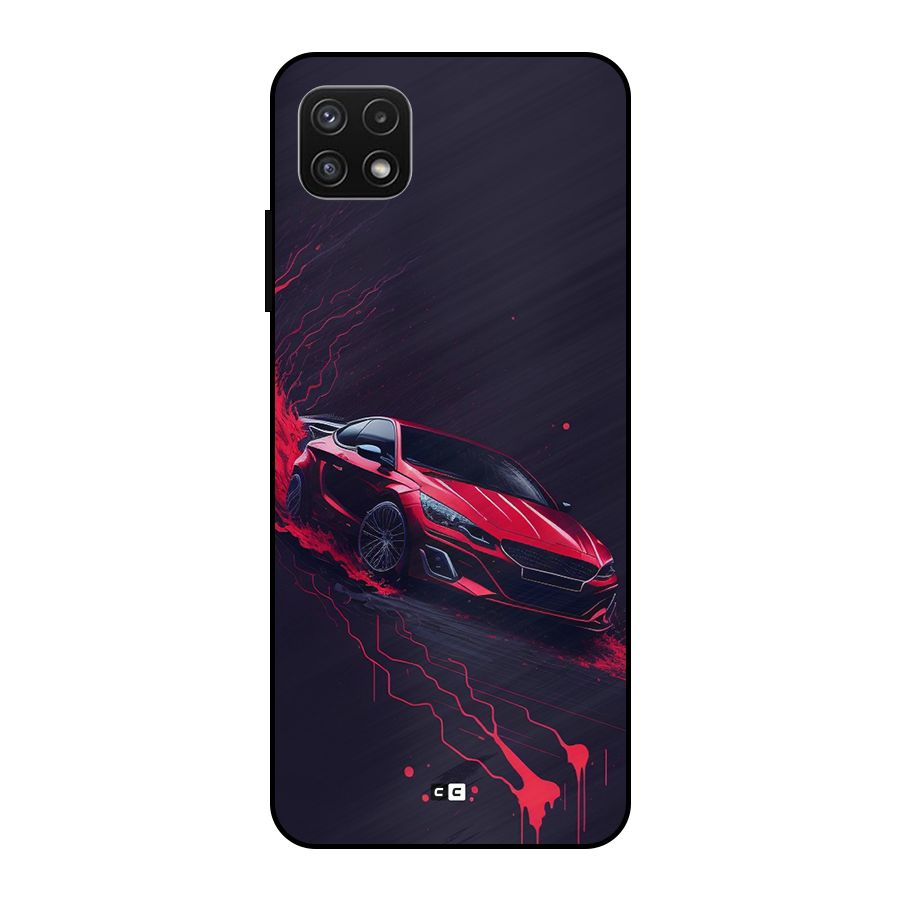 Stunning Car Metal Back Case for Galaxy A22 5G