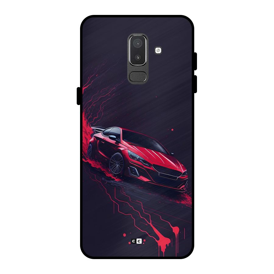 Stunning Car Metal Back Case for Galaxy On8 (2018)