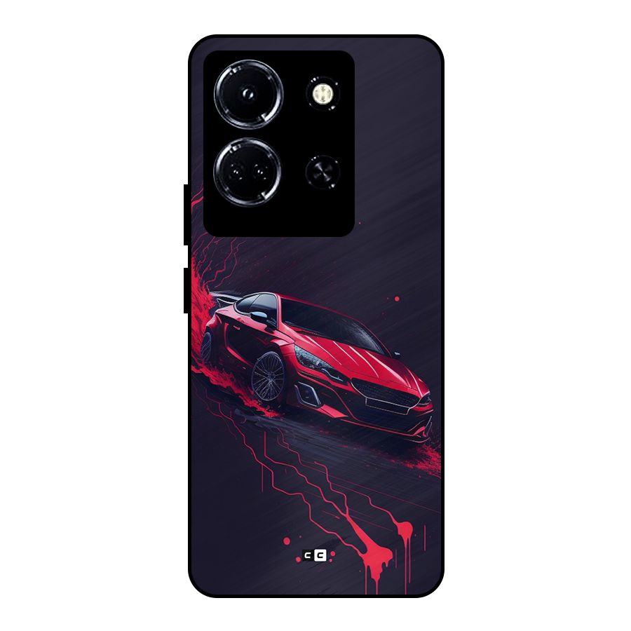 Stunning Car Metal Back Case for Infinix Note 30 5G