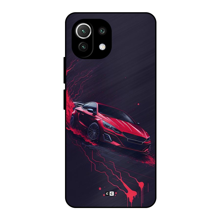 Stunning Car Metal Back Case for Mi 11 Lite