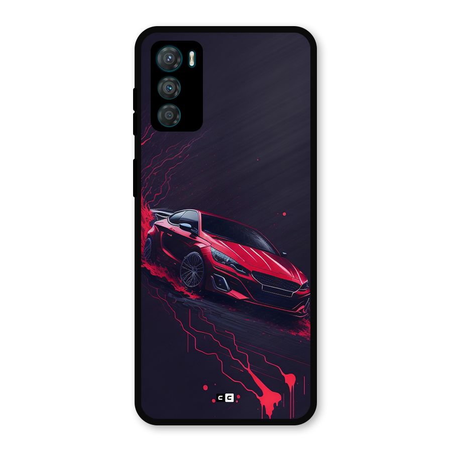 Stunning Car Metal Back Case for Moto G42