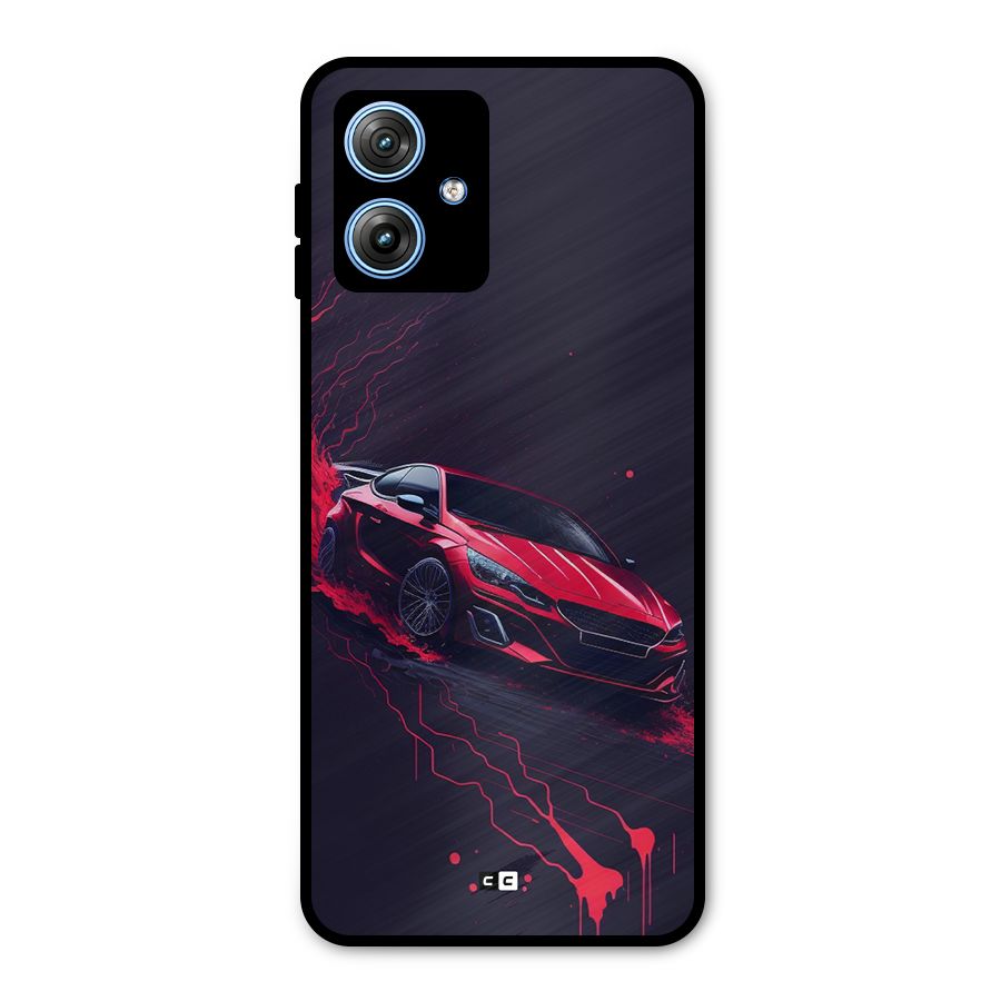 Stunning Car Metal Back Case for Moto G54