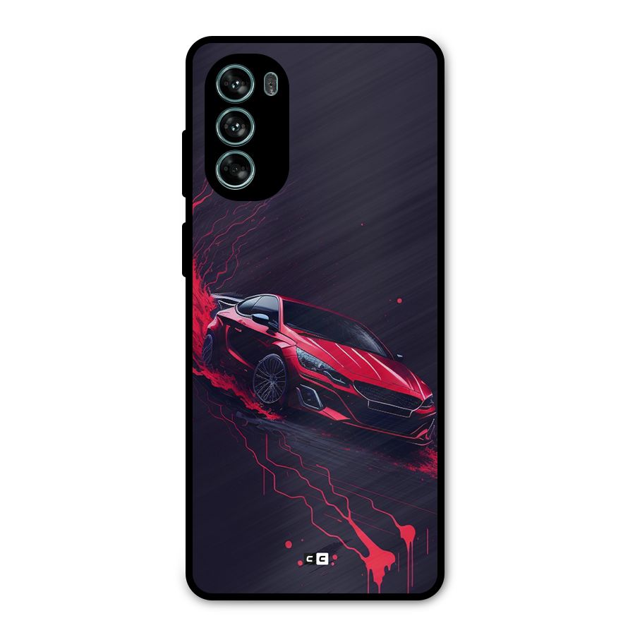 Stunning Car Metal Back Case for Moto G62