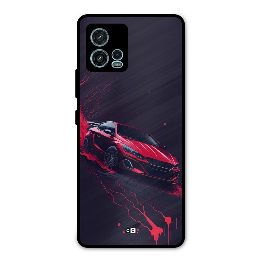 Stunning Car Metal Back Case for Moto G72