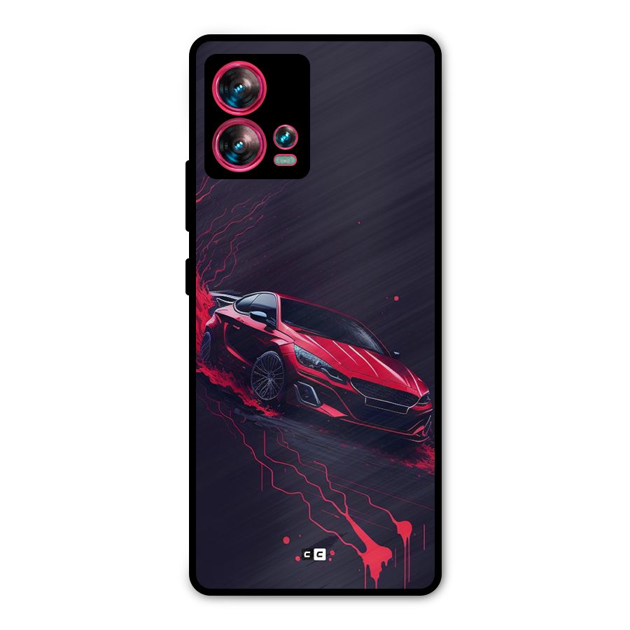 Stunning Car Metal Back Case for Motorola Edge 30 Fusion