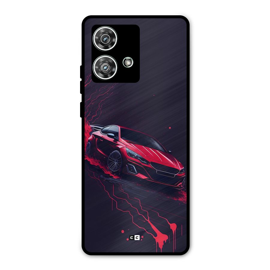 Stunning Car Metal Back Case for Motorola Edge 40 Neo