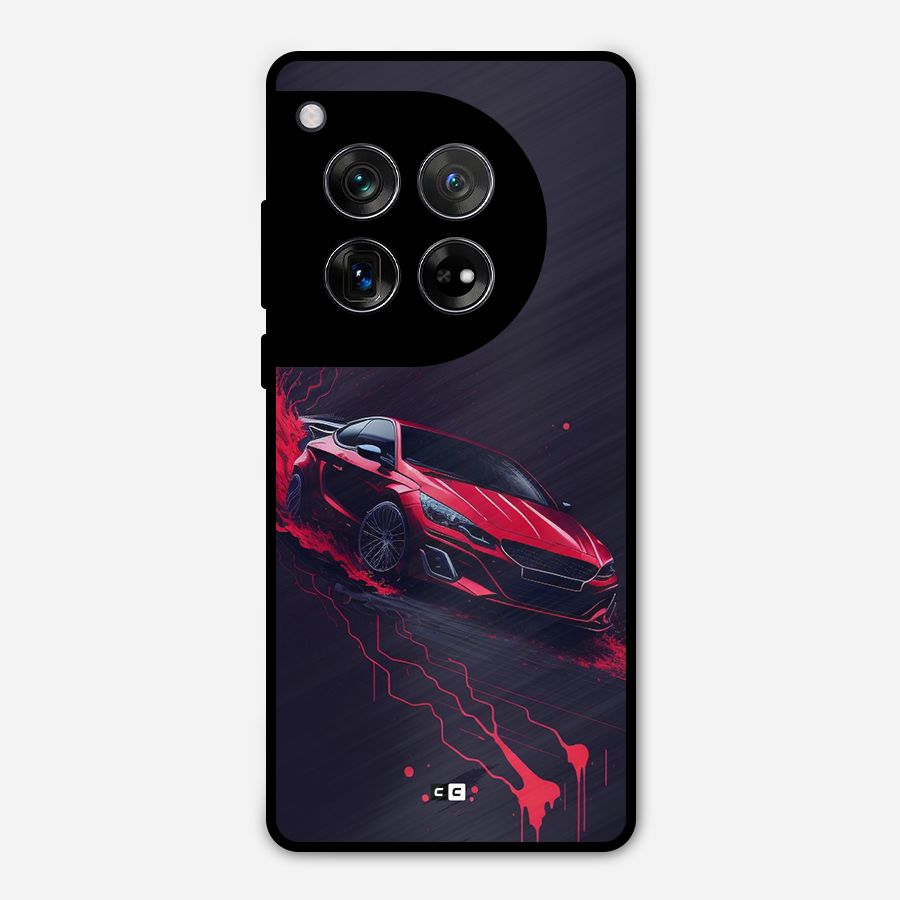 Stunning Car Metal Back Case for OnePlus 12