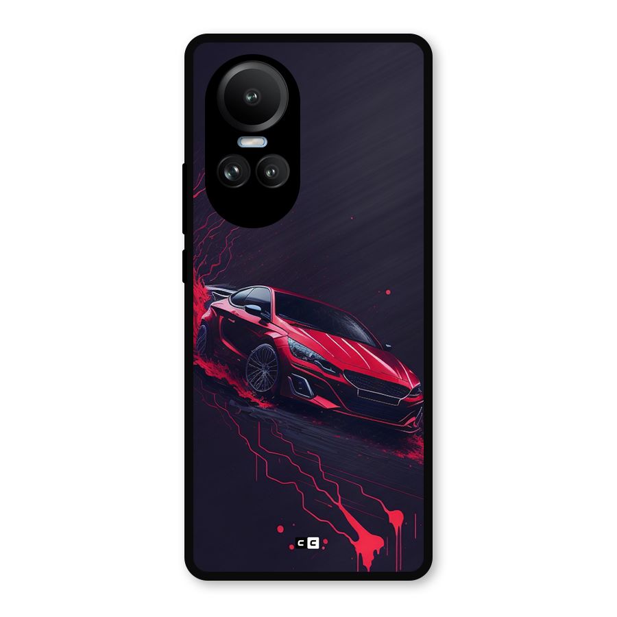 Stunning Car Metal Back Case for Oppo Reno10 Pro