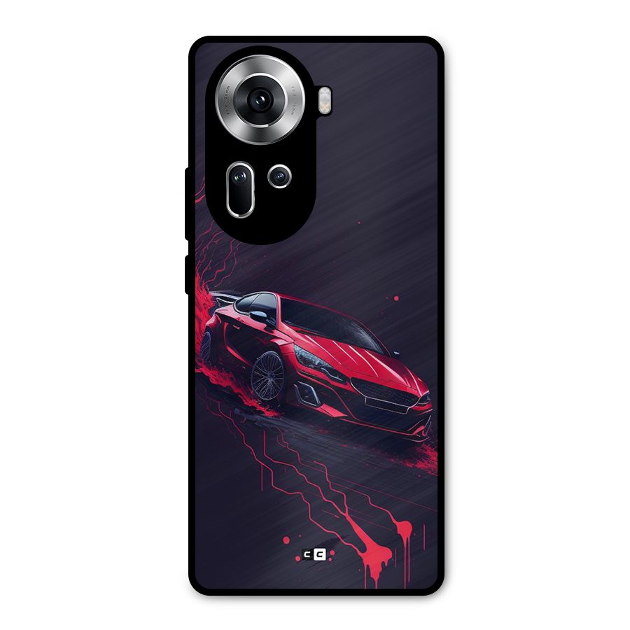 Stunning Car Metal Back Case for Oppo Reno11 5G