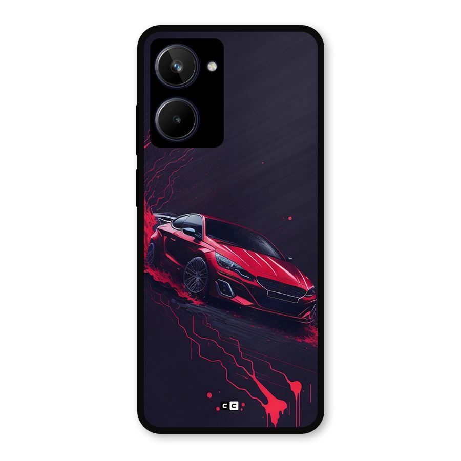 Stunning Car Metal Back Case for Realme 10