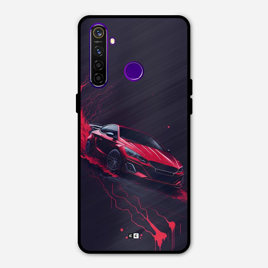 Stunning Car Metal Back Case for Realme 5 Pro