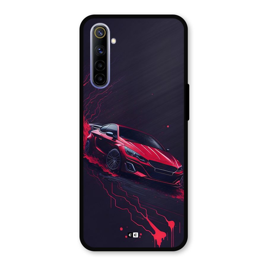 Stunning Car Metal Back Case for Realme 6i
