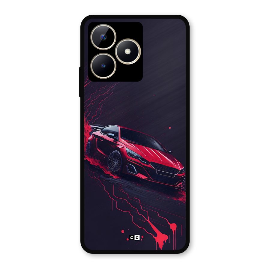 Stunning Car Metal Back Case for Realme C53
