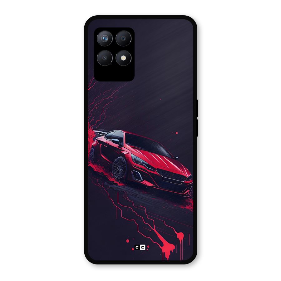 Stunning Car Metal Back Case for Realme Narzo 50