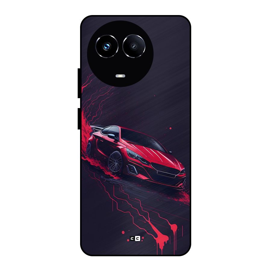 Stunning Car Metal Back Case for Realme Narzo 60X
