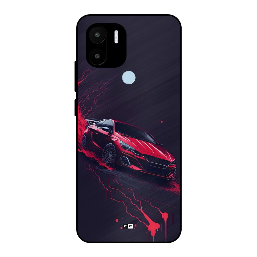 Stunning Car Metal Back Case for Redmi A2 Plus