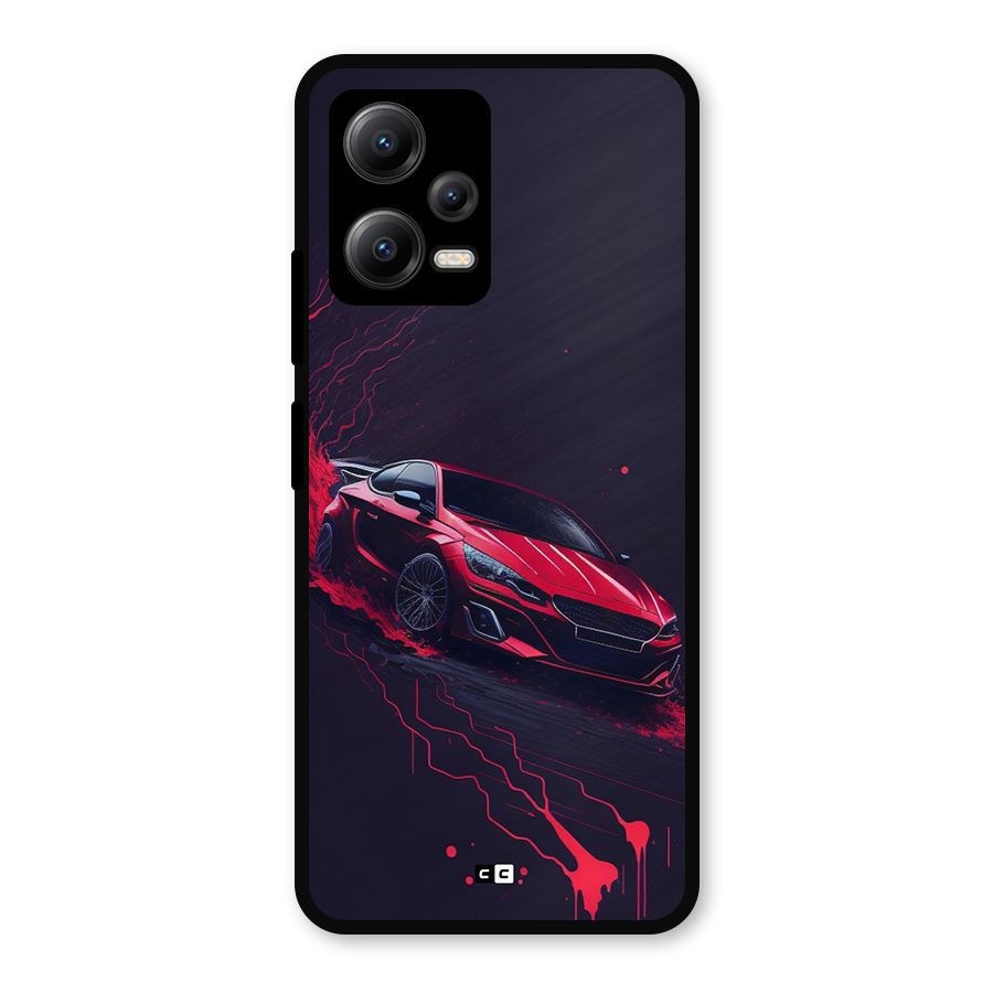 Stunning Car Metal Back Case for Redmi Note 12 5G