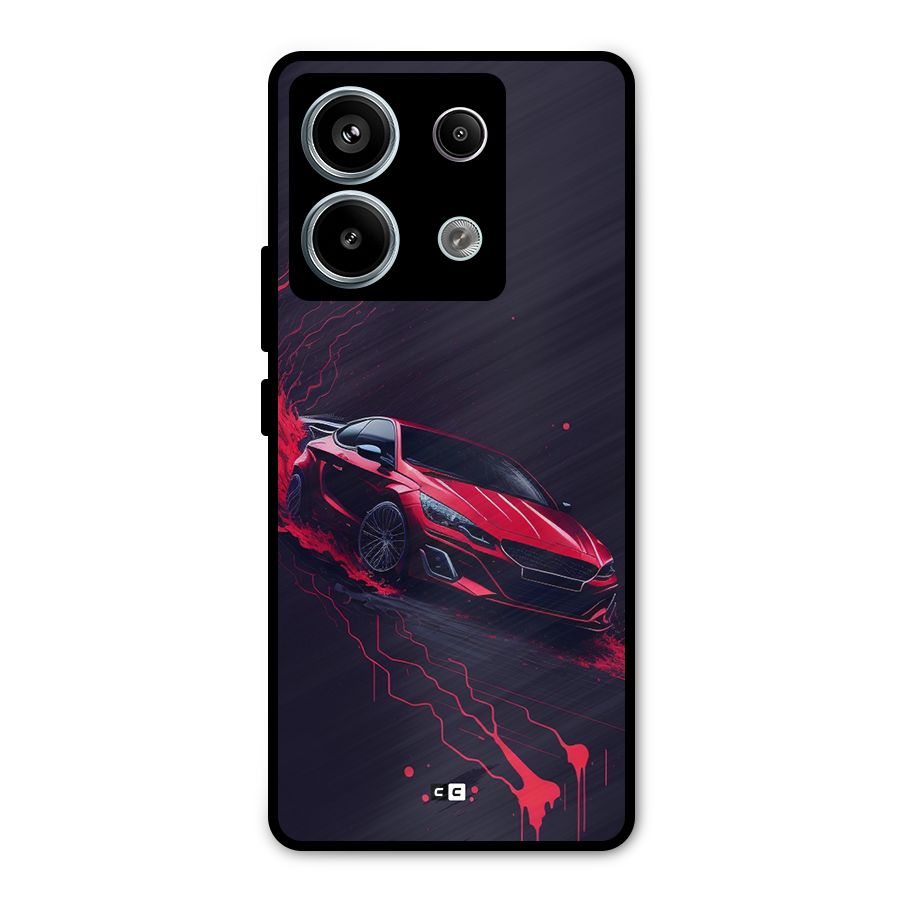 Stunning Car Metal Back Case for Redmi Note 13 Pro 5G