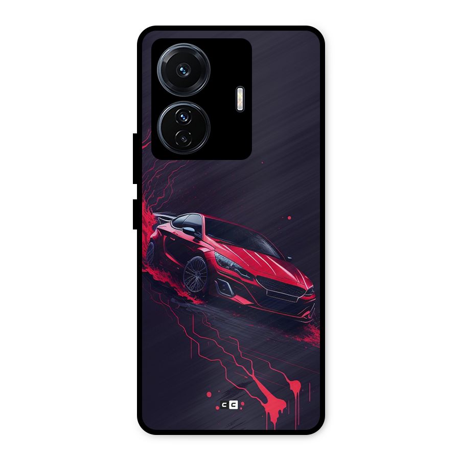 Stunning Car Metal Back Case for Vivo T1 Pro