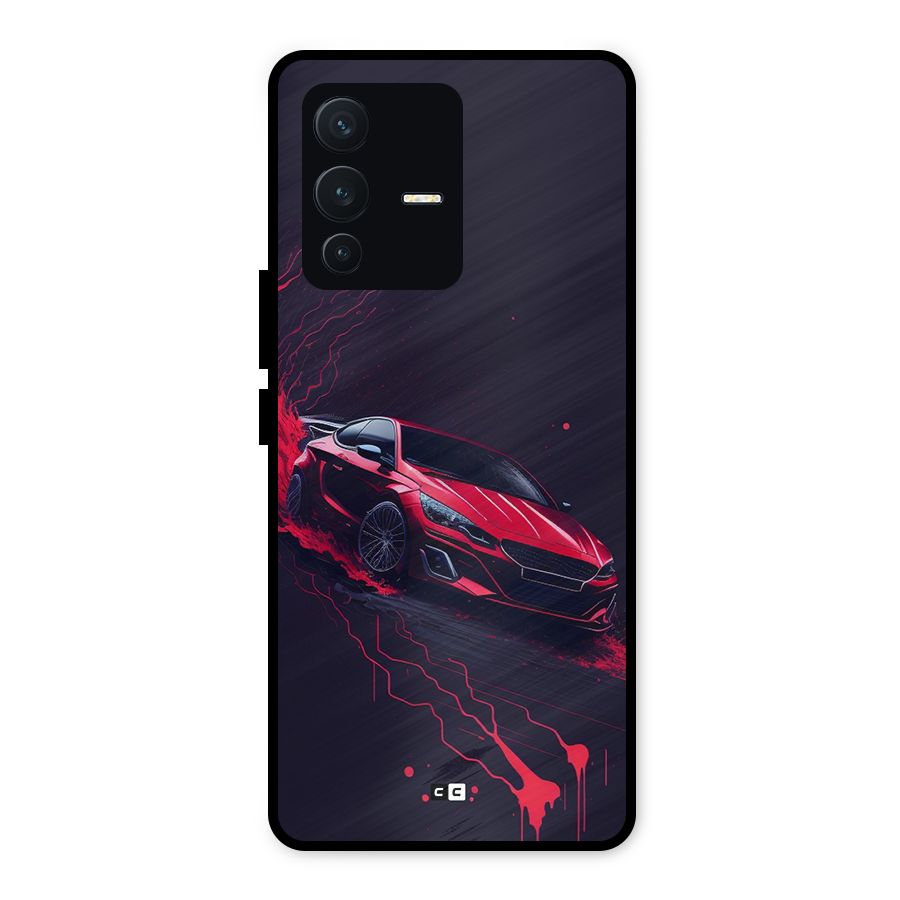 Stunning Car Metal Back Case for Vivo V23 5G