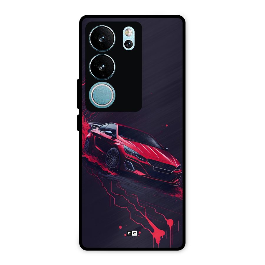 Stunning Car Metal Back Case for Vivo V29
