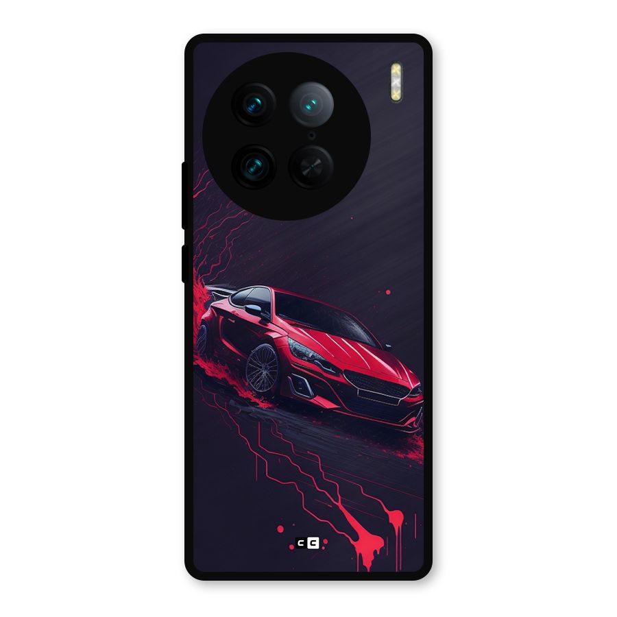 Stunning Car Metal Back Case for Vivo X90 Pro
