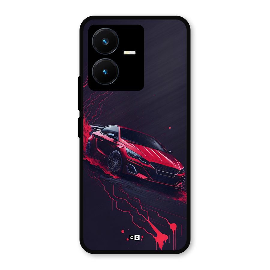 Stunning Car Metal Back Case for Vivo Y22