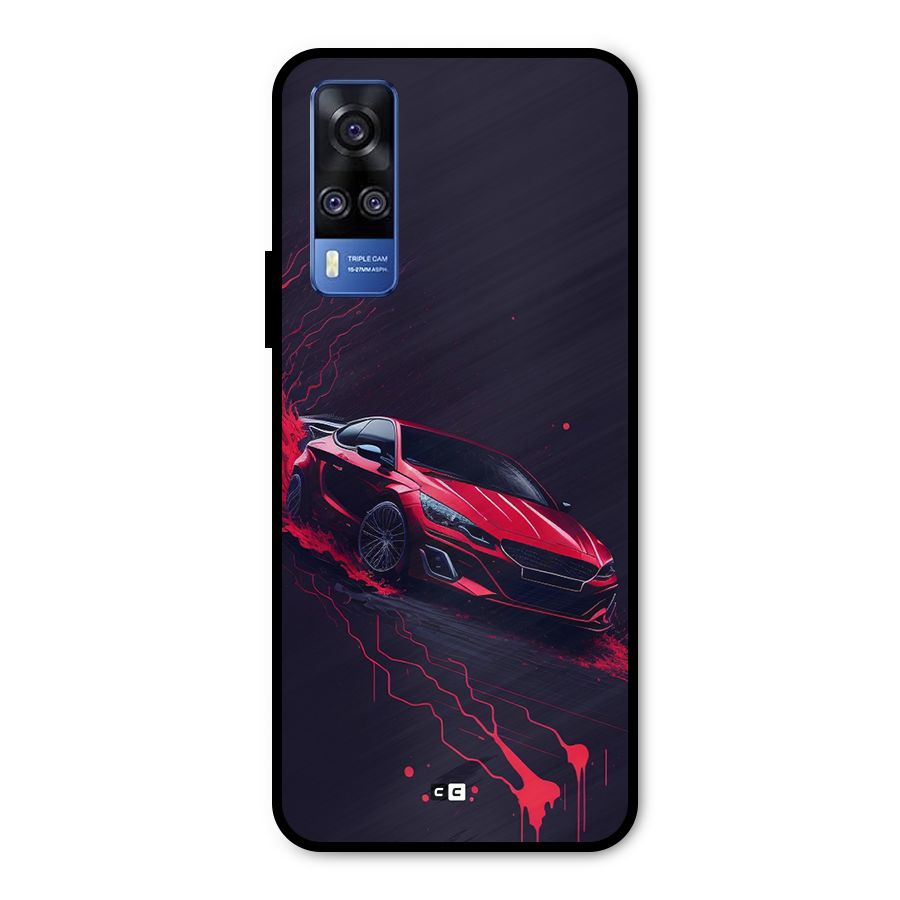 Stunning Car Metal Back Case for Vivo Y31