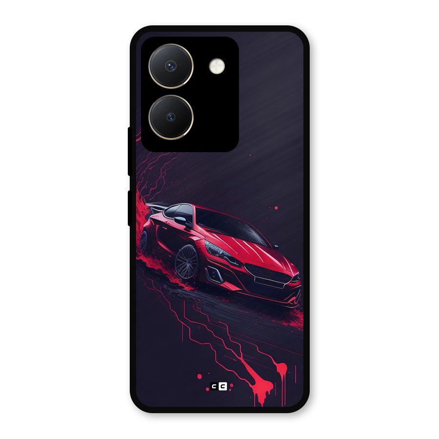 Stunning Car Metal Back Case for Vivo Y36