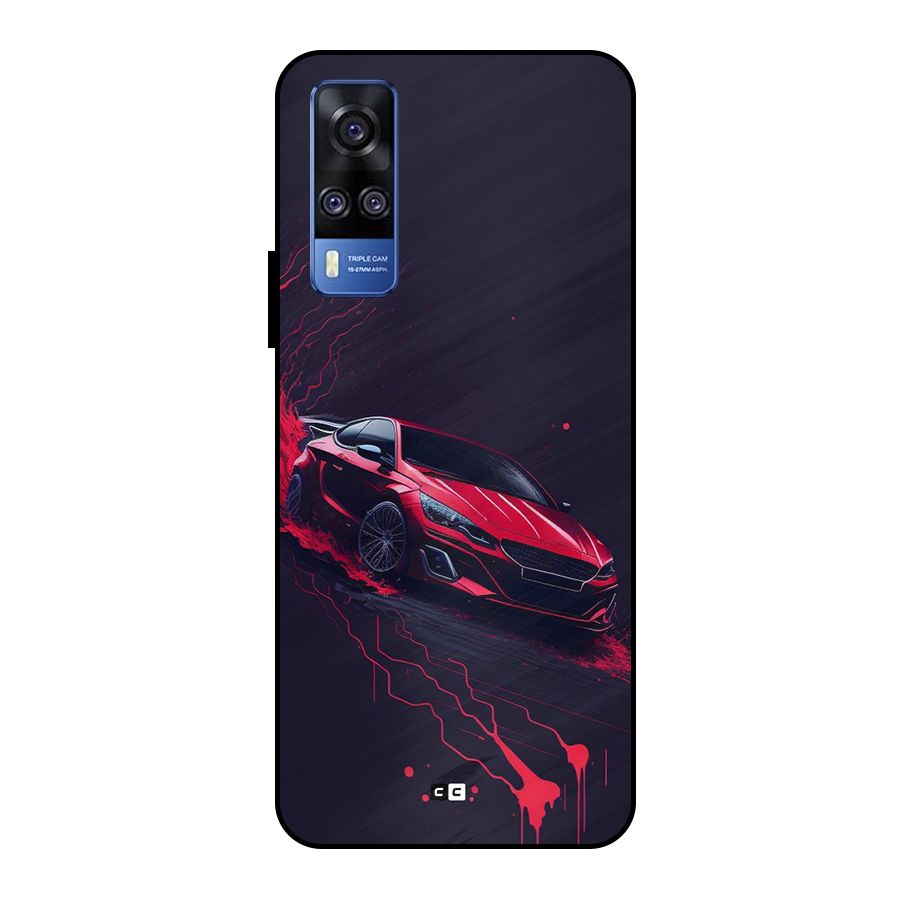 Stunning Car Metal Back Case for Vivo Y51