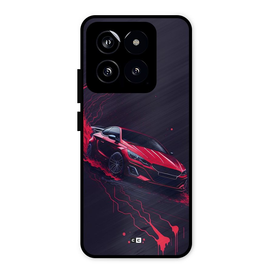 Stunning Car Metal Back Case for Xiaomi 14